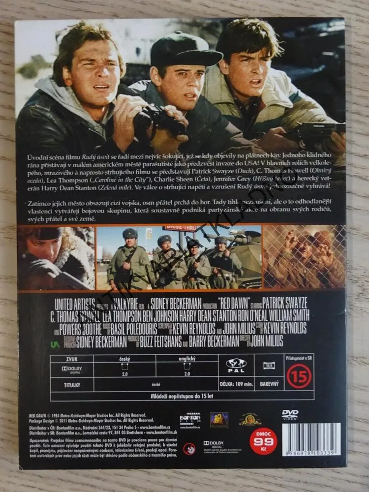RUDÝ ÚSVIT, PATRICK SCHWAYZE, DVD FILM