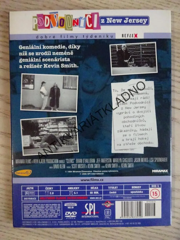 PODVODNÍCI Z NEW JERSEY, KEVIN SMITH, DVD FILM