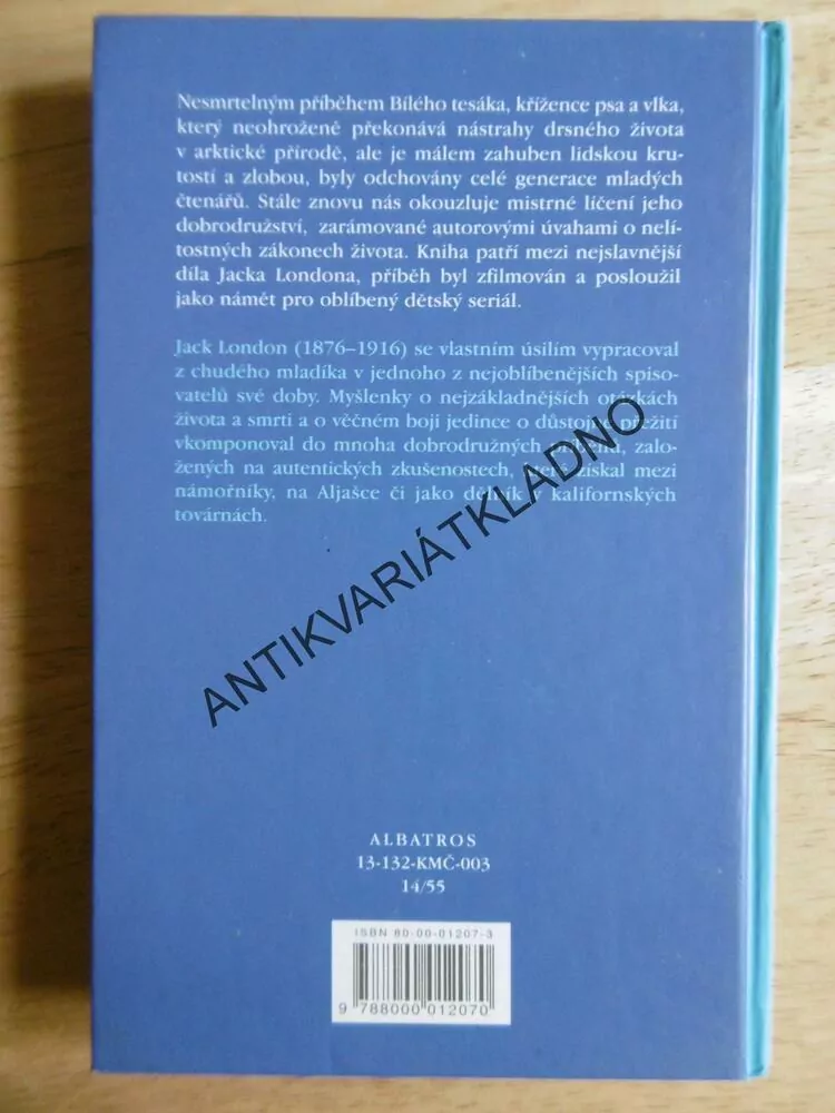 BÍLÝ TESÁK, JACK LONDON,KUPČÍK, **an