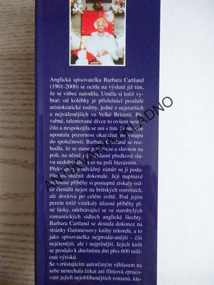 ZAMILOVANÝ VÉVODA, BARBARA CARTLAND, **an