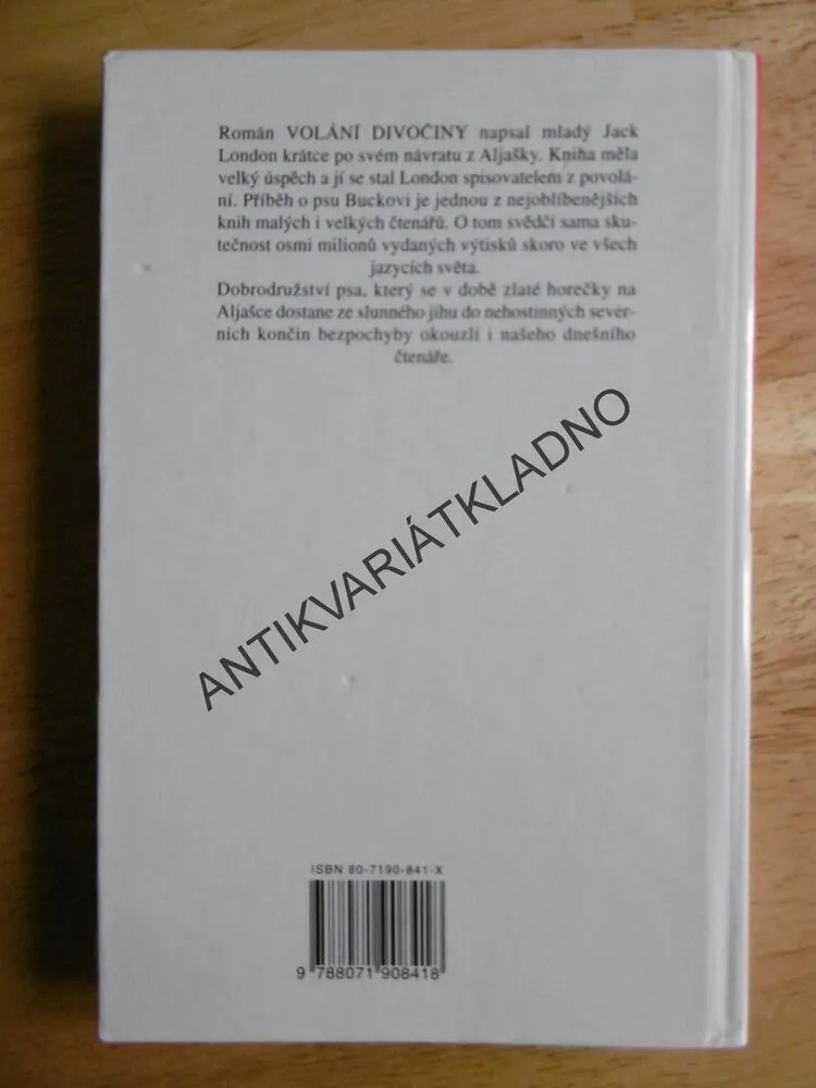 VOLÁNÍ DIVOČINY, JACK LONDON,
