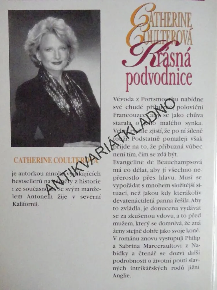 KRÁSNÁ PODVODNICE, CATHERINE COULTEROVÁ, **an