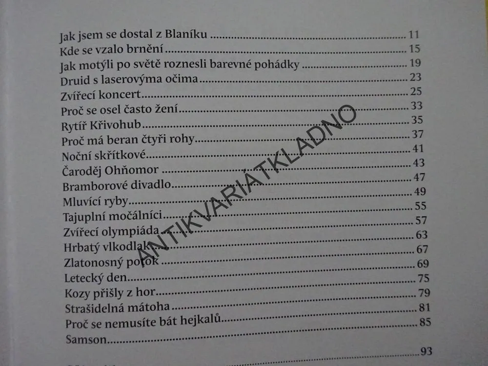 BÁCHORKY BLANICKÉHO RYTÍŘE, MILOŠ ZAPLETAL, **an