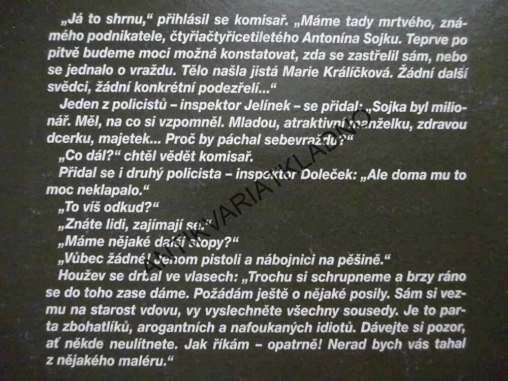 VRAŽDA VE VILOVÉ ČTVRTI, JAN STACH, **an