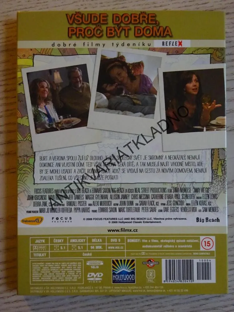 VŠUDE DOBŘE, PROČ BÝT DOMA, SAM MENDES, DVD FILM
