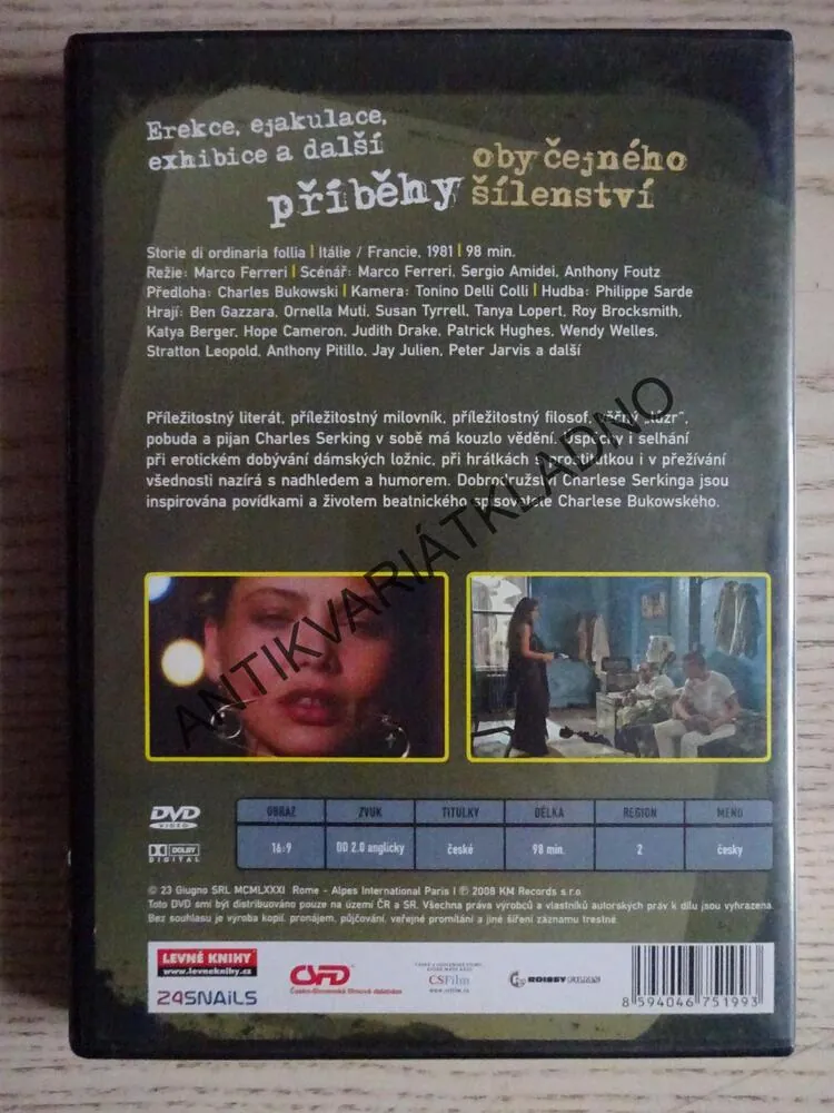 PŘÍBĚHY OBYČEJNÉHO ŠÍLENSTVÍ, DVD FILM