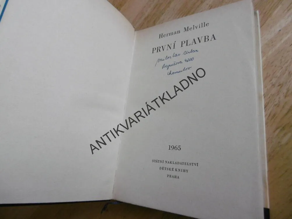 KOD 88 - PRVNÍ PLAVBA, HERMAN MELVILLE, **an