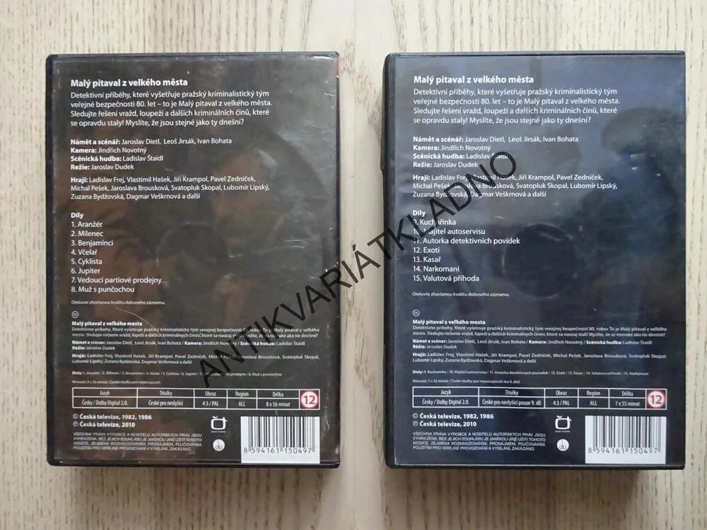 MALÝ PITAVAL Z VELKÉMO MĚSTA 1-15, DVD FILM