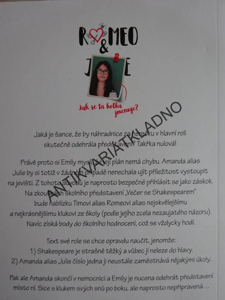 ROMEO A JULIE, JAK SE TA HOLKA JMENUJE?, SHANI PETROFFOVÁ, **an