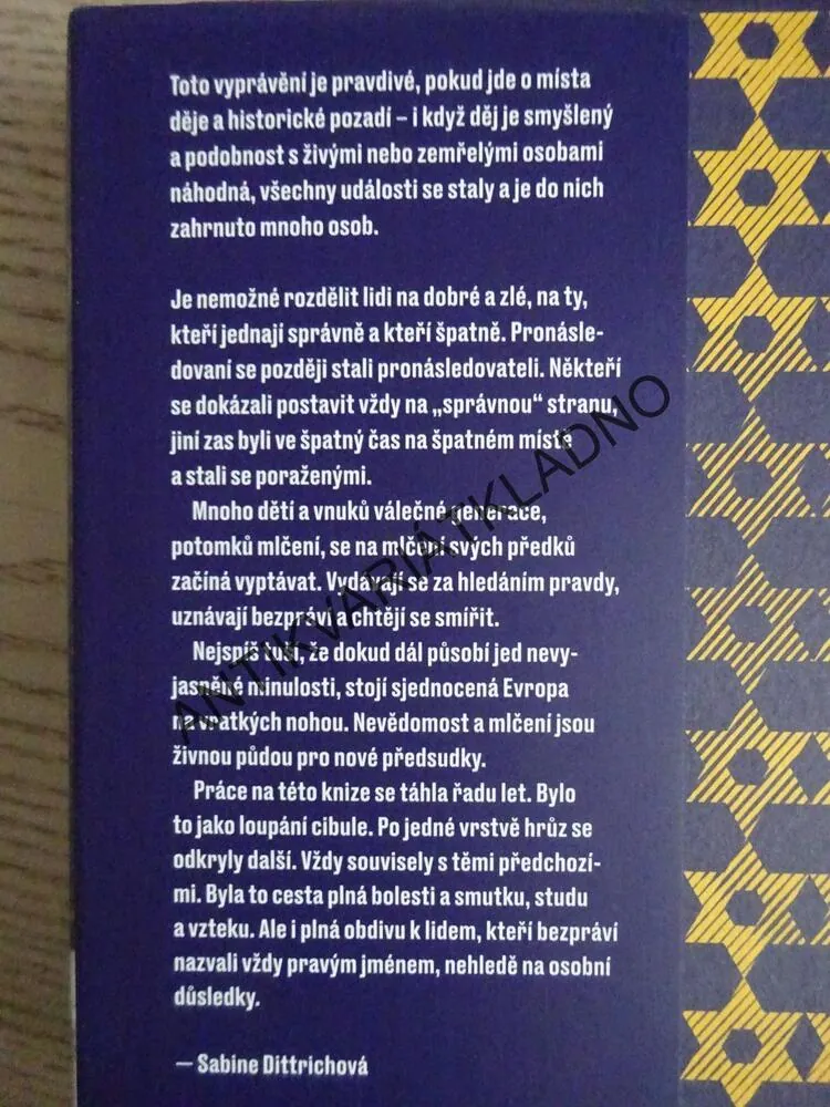 POTOMCI MLČENÍ, SABINE DITTRICHOVÁ, **an