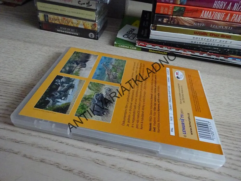 AFRICKÁ SAVANA, ZOO DVŮR KRÁLOVÉ, DVD DOKUMENT