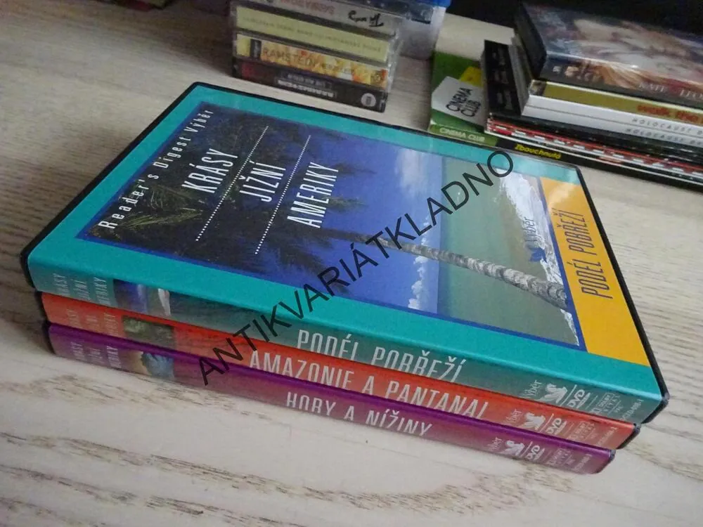 KRÁSY JIŽNÍ AMERIKY, 3X DVD DOKUMENT