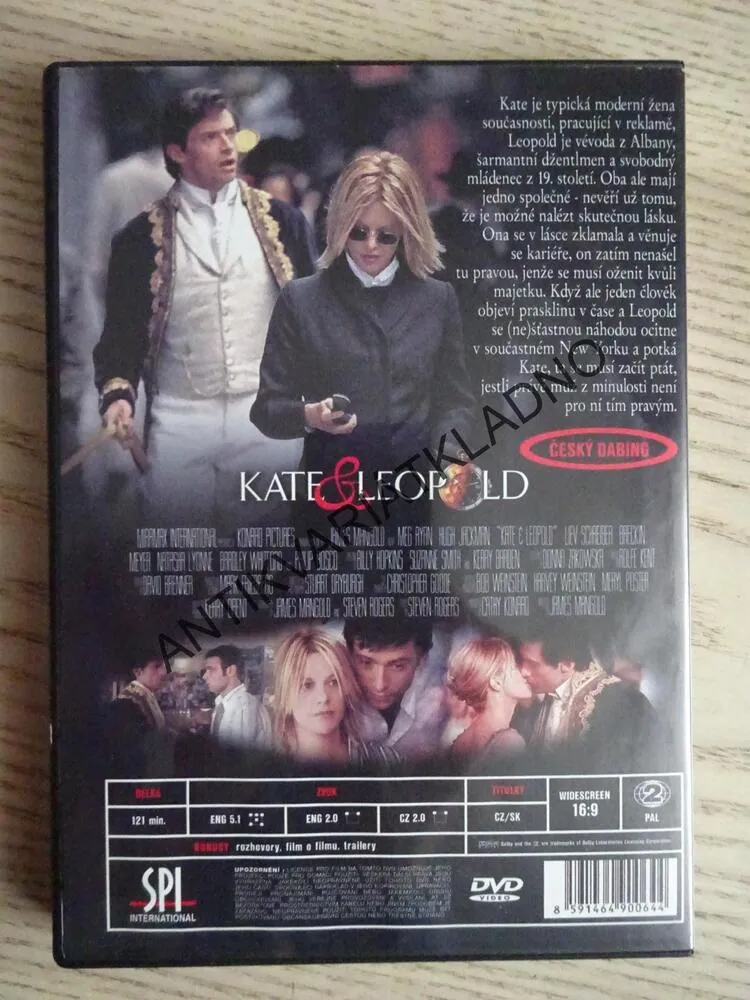 KATE A LEOPOLD, DVD FILM