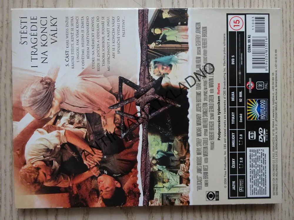 HOLOCAUST, 2-3,JAMES WOODS, MERYL STREEP, MORIARTY, DVD FILM