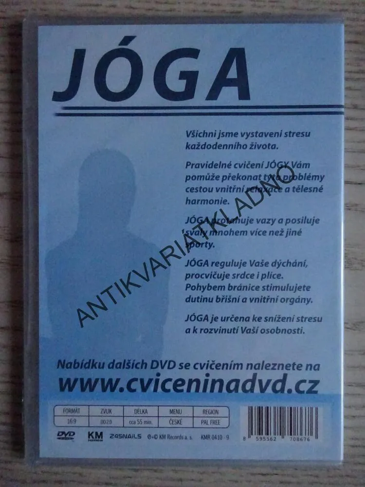 JÓGA, DVD CVIČENÍ