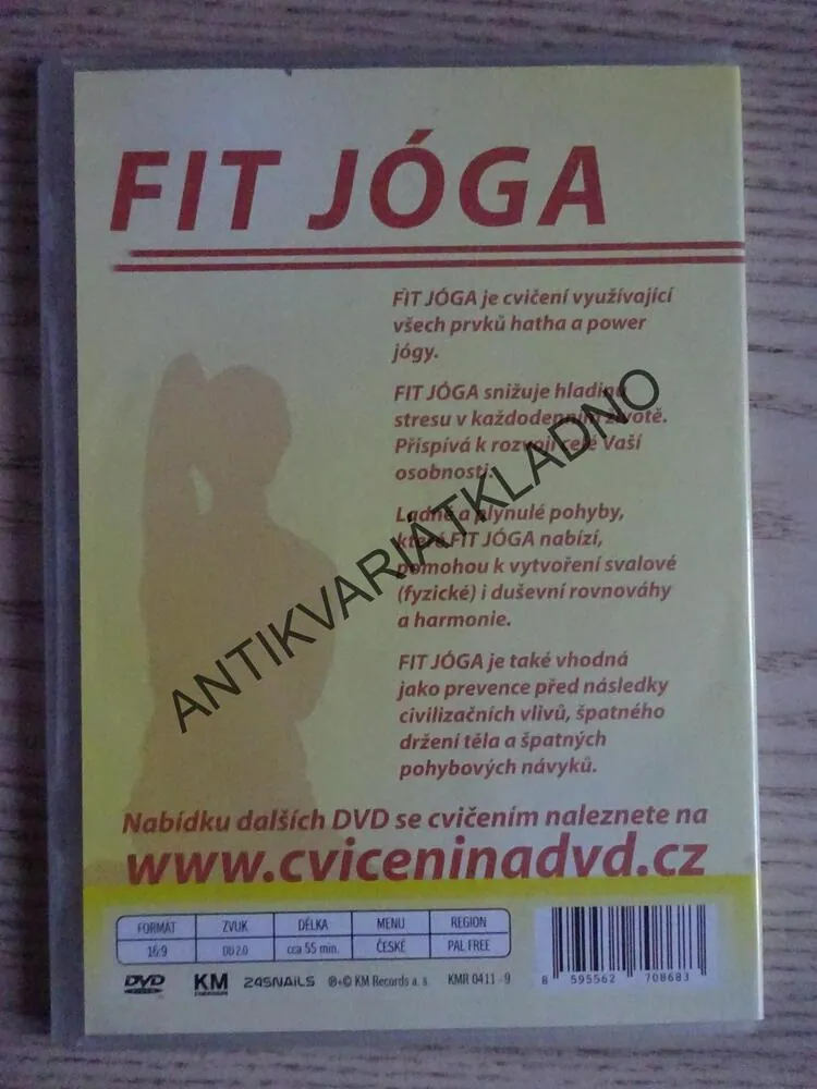 FIT JÓGA, DVD CVIČENÍ