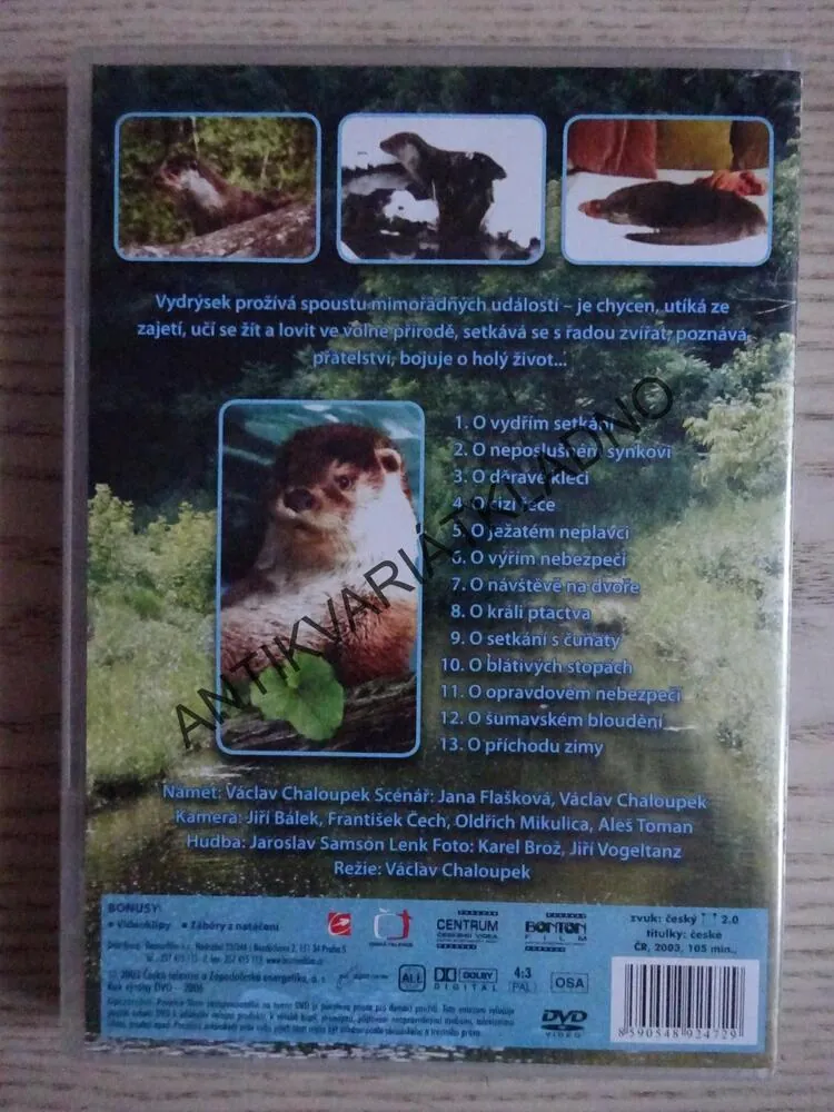 VYDRÝSEK, DVD FILM