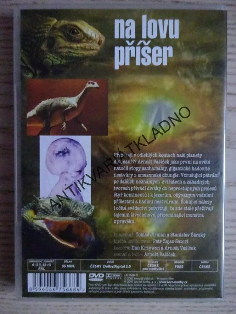 NA LOVU PŘÍŠER, ARNOŠT VAŠÍČEK, DVD FILM