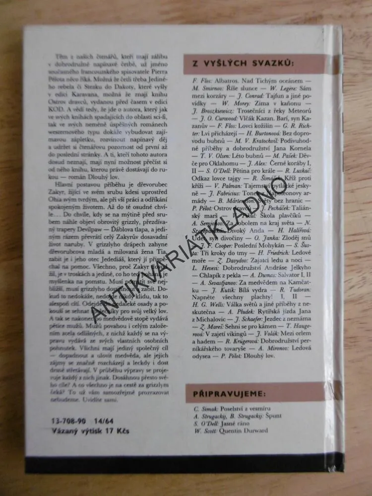 KOD 185 - DLOUHÝ LOV, PIERRE PÉLOT,**an