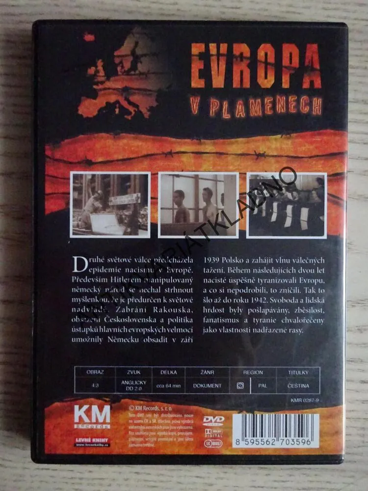 NĚMCI DOBÝVAJÍ EVROPU, DVD FILM DOKUMENT