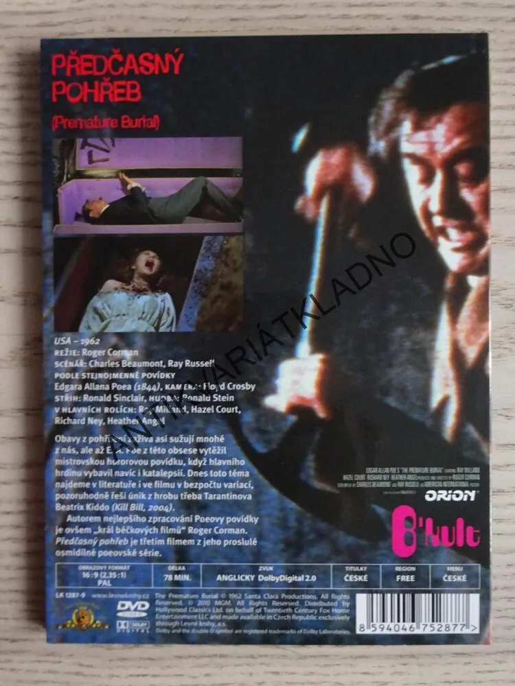 PŘEDČASNÝ POHŘEB, DVD FILM