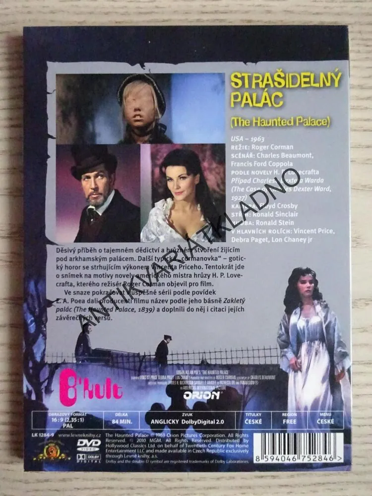 STRAŠIDELNÝ PALÁC, DVD FILM
