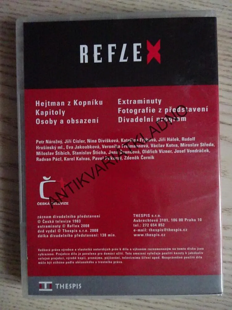 HEJTMAN Z KOPNÍKU, DVD FILM ČR
