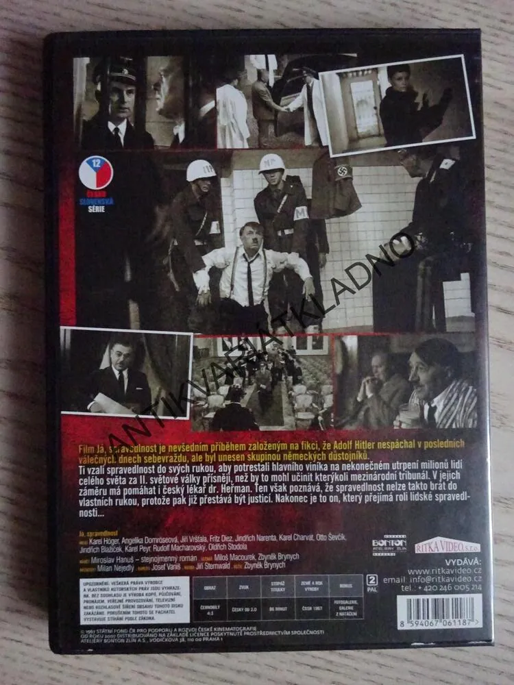 JÁ, SPRAVEDLNOST, DVD FILM