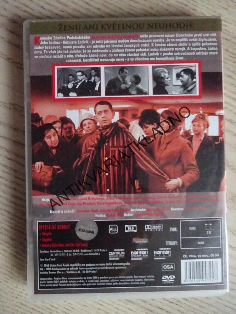 ŽENU ANI KVĚTINOU NEUHODÍŠ, DVD FILM ČR