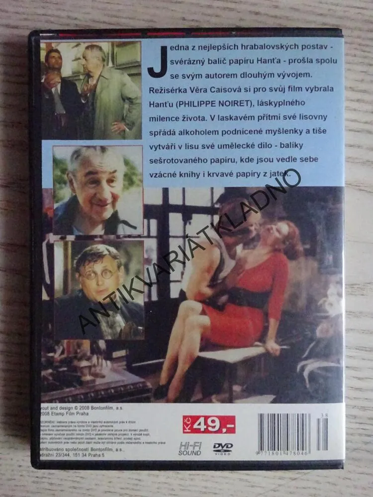 PŘÍLIŠ HLUČNÁ SAMOTA, DVD FILM