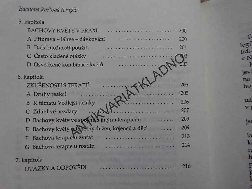 BACHOVA KVĚTOVÁ TERAPIE, TEORIE A PRAXE, MECHTHILD SCHEFFER