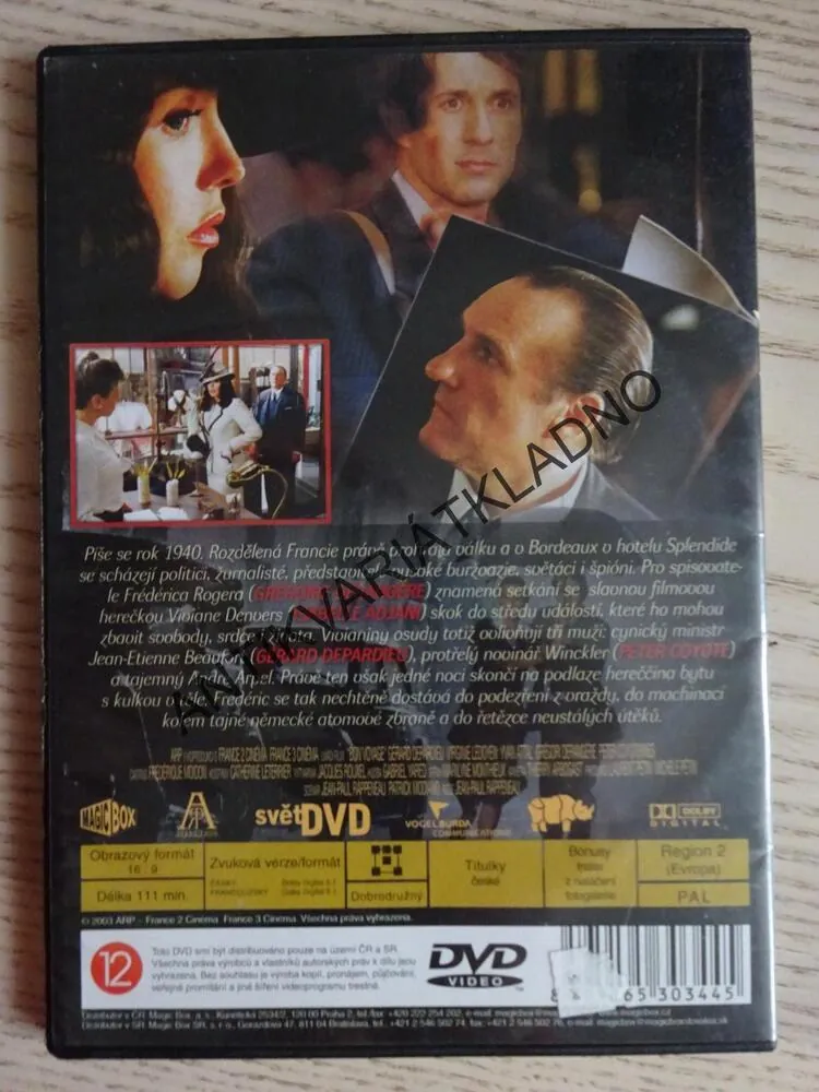 ŠŤASTNOU CESTU, DVD FILM 