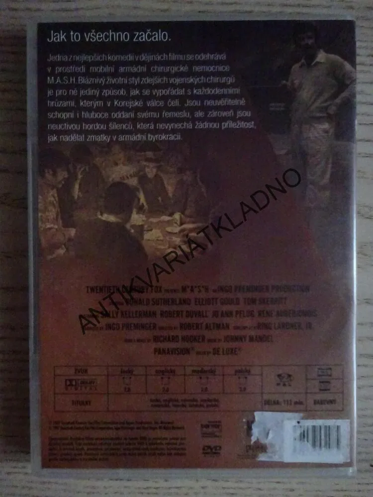 MASH, DVD FILM