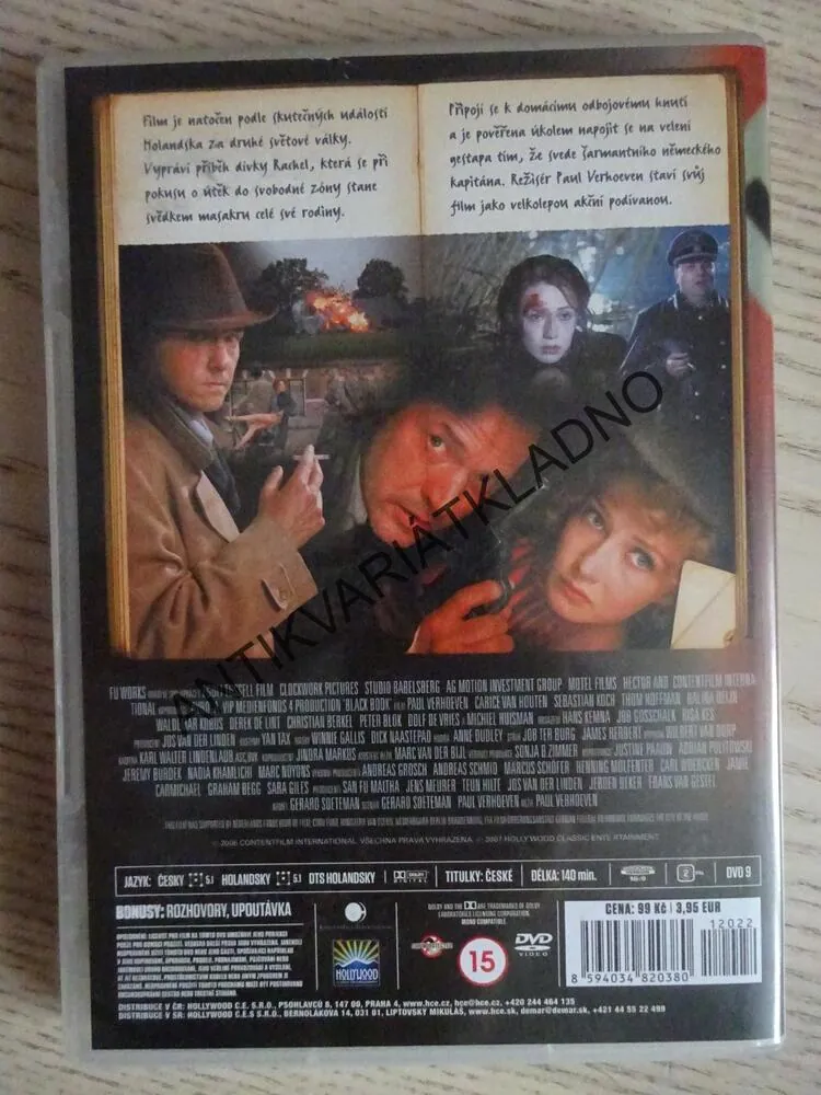 ČERNÁ KNIHA, VÁLKA, DVD FILM