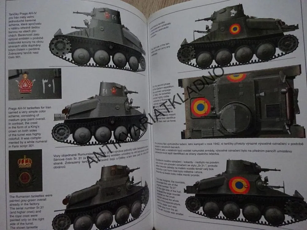 EXPORTNÍ TANČÍKY PRAGA, EXPORT TANKETTES, FRANCEV, **an