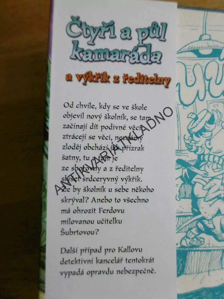 ČTYŘI A PŮL KAMARÁDA A VÝKŘIK Z ŘEDITELNY, JOACHIM FRIEDRICH, PÁV, **an