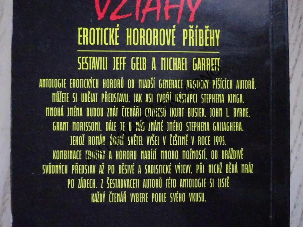NEBEZPEČNÉ VZTAHY, ŽHAVÁ KREV, JEFF GEIB, MICHAEL GARRETT, **an