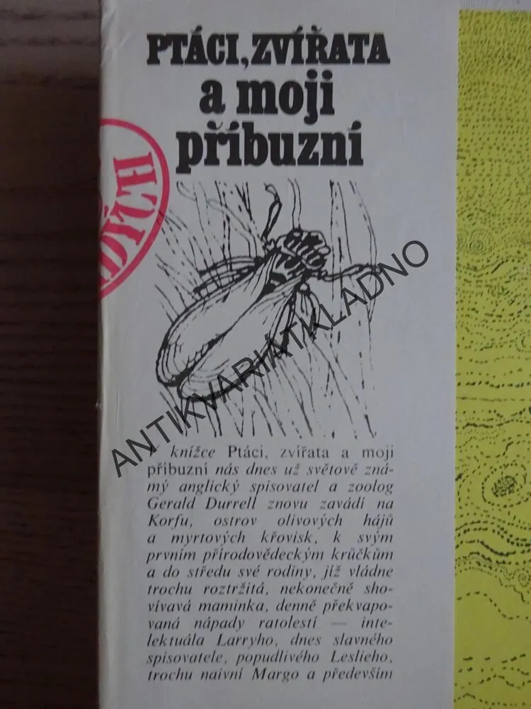 PTÁCI, ZVÍŘATA A MOJI PŘÍBUZNÍ, GERALD DURRELL, **an