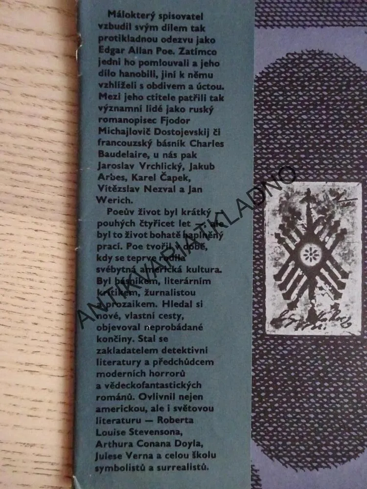ZLATÝ SKARABEUS, EDGAR ALLAN POE, **an