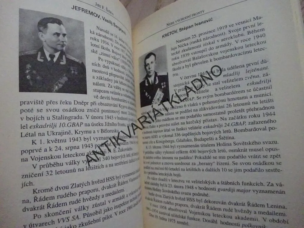 NEBE VÝCHODNÍ FRONTY, JIŘÍ F. ŠIŠKA, **an