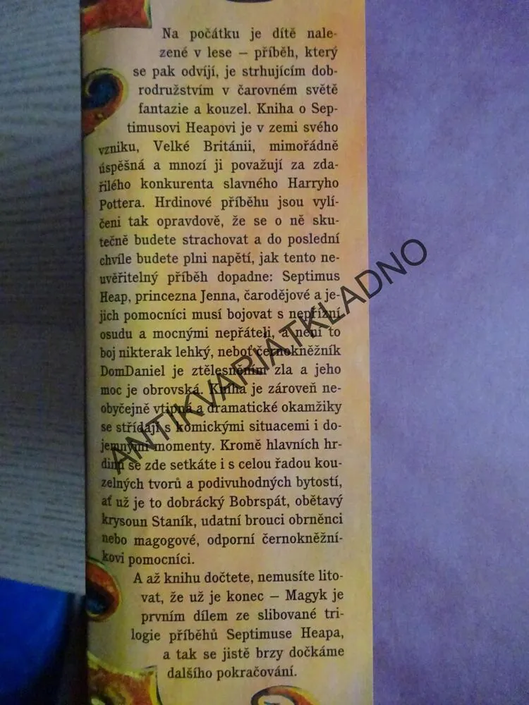PŘÍBĚHY SEPTIMUSE HEAPA 1-2, MAGYK, ZNAMENÍ DRAKA, ANGIE SAGEOVÁ, **an