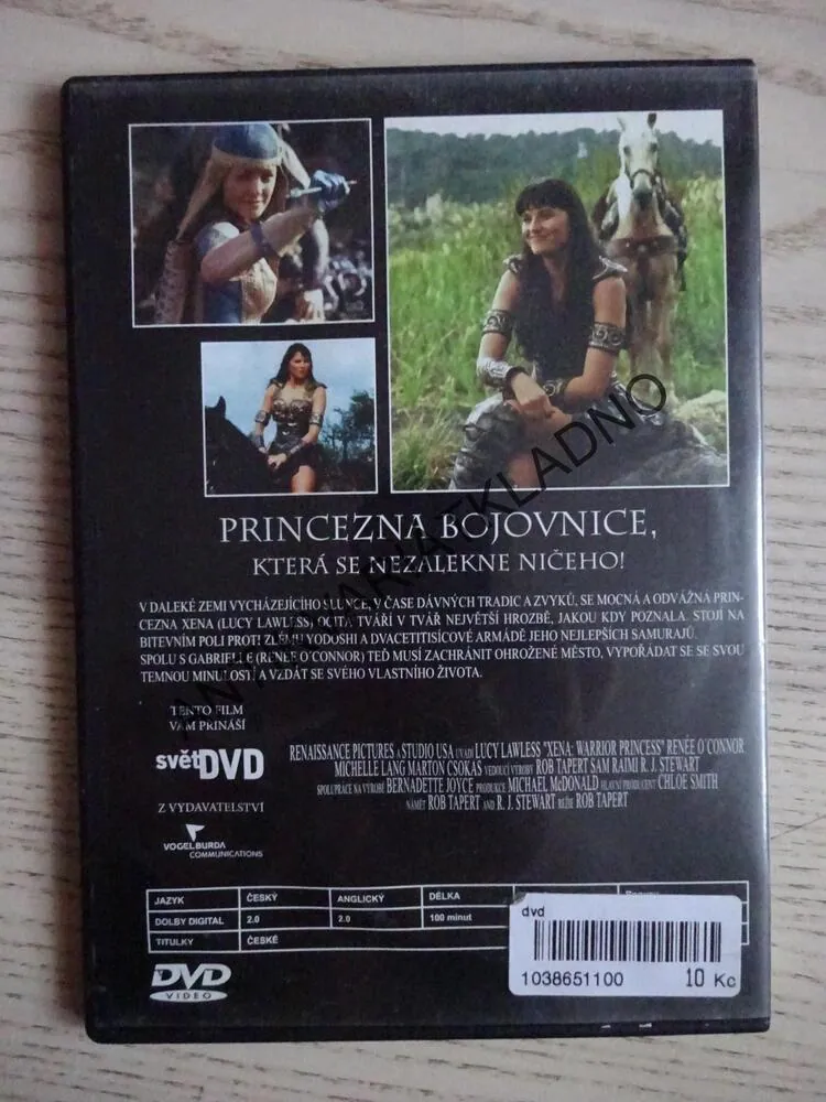 XENA, PRINCEZNA BOJOVNICE, DVD FILM