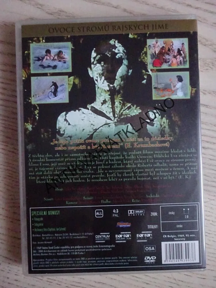 OVOCE STROMŮ RAJSKÝCH JÍME, DVD FILM ČR