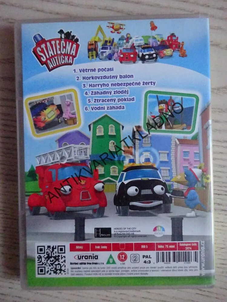 STATEČNÁ AUTÍČKA, ZTRACENÝ POKLAD, DVD FILM