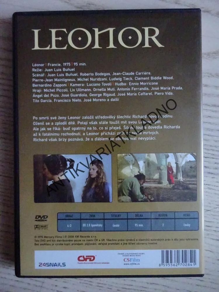 LEONOR, DVD FILM