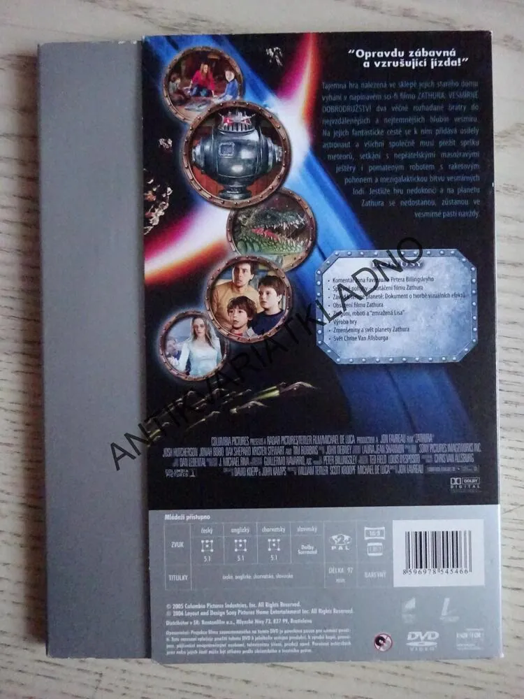 ZATHURA, DVD FILM