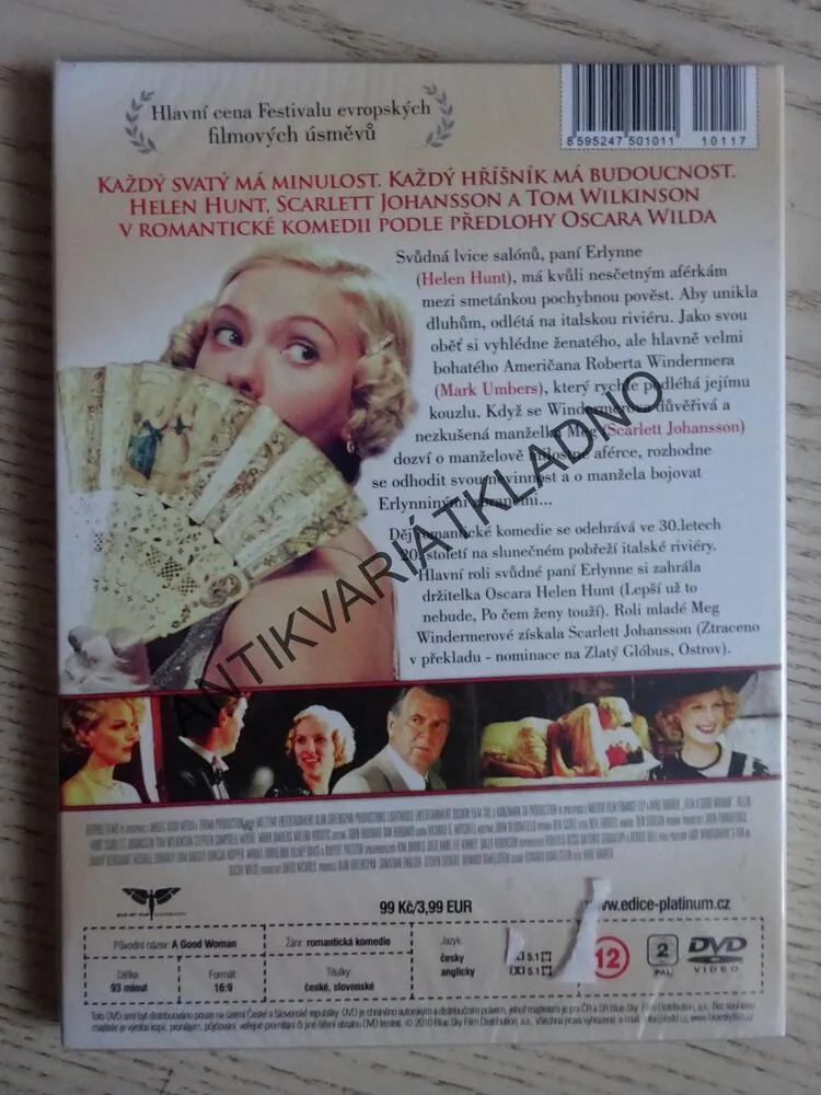 VĚJÍŘ LADY WINDERMEROVÉ, DVD FILM