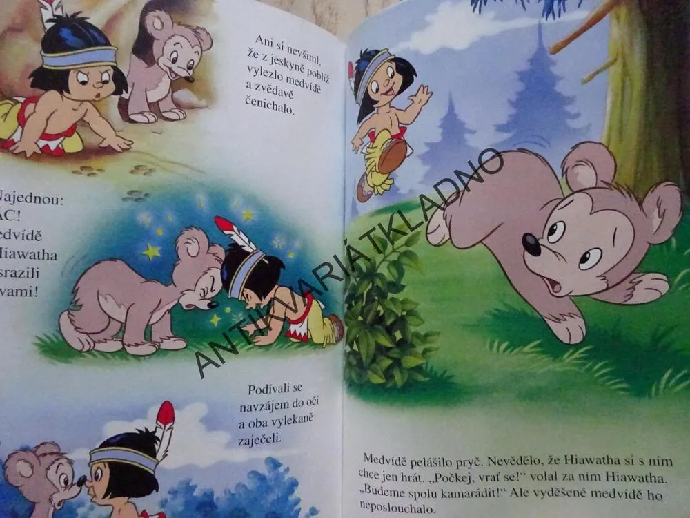 MALÝ HIAWATHA NA LOVU, WALT DISNEY, **an