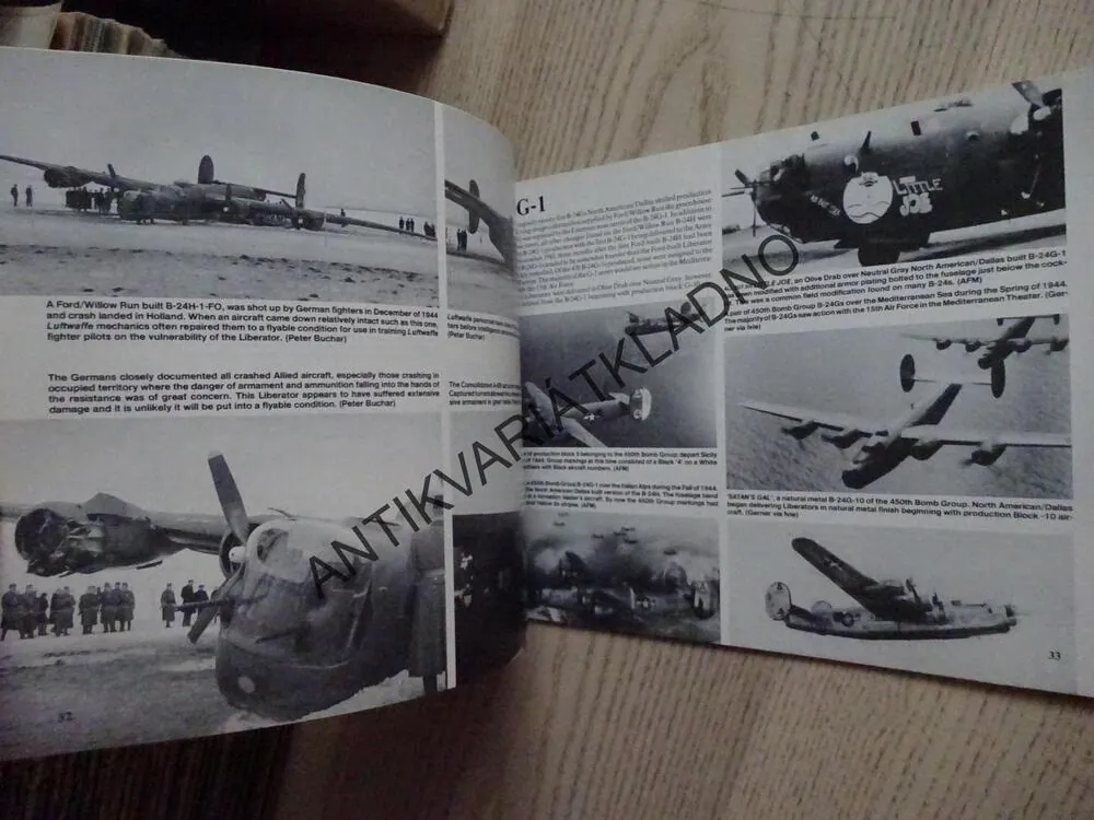 B-24 LIBERATOR IN  ACTION, LETADLO, AIRCRAFT NUMBER 80 
