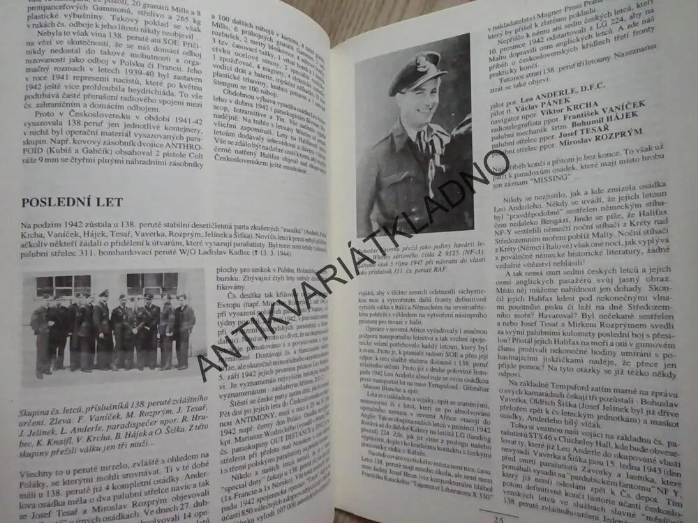 PILOTI MĚSÍČNÍCH NOCÍ, JINDŘICH MAREK, LETECKÝ HISTORIK, 1992